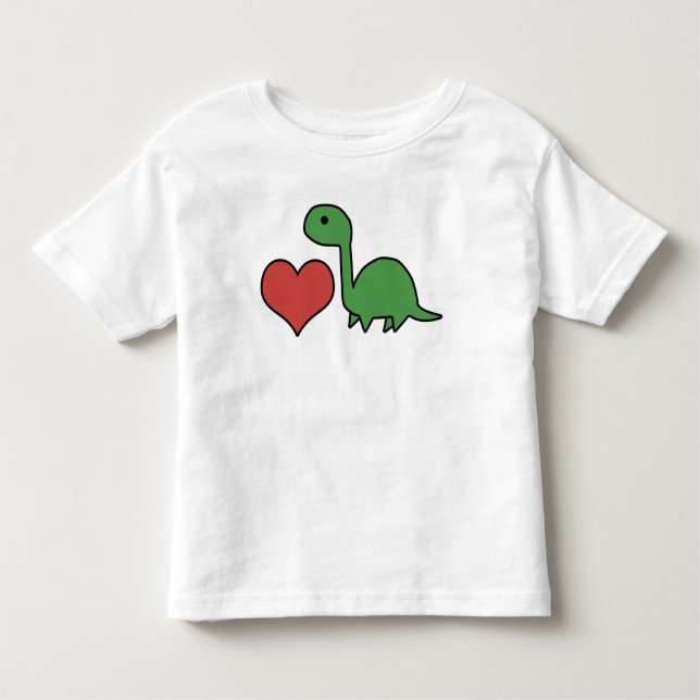 Baby-Dino-Shirt Kleinkind T-shirt (Vorderseite)