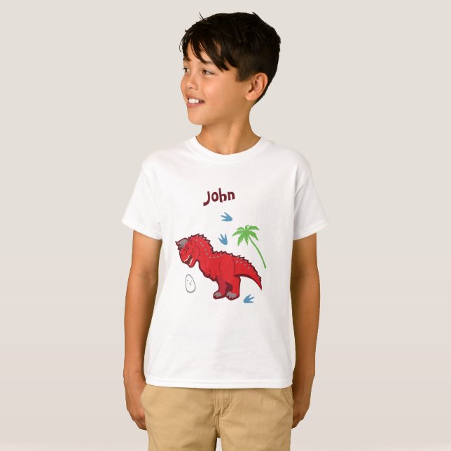 Baby Dinosaur Carnotaurus T-Shirt (Vorne ganz)