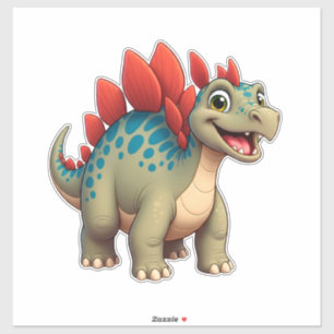 Baby-Dinosaur-Charakter für Kinder Aufkleber