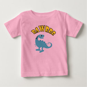 Baby Dinosaur Design - Baby Fine Jersey T - Shirt