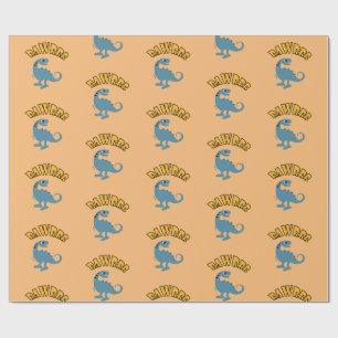 Baby Dinosaur Design - Matte Wrapping Paper Geschenkpapier