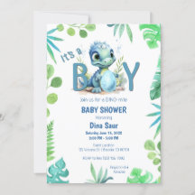 Baby Dinosaur Egg Green und Blue Baby Dusche