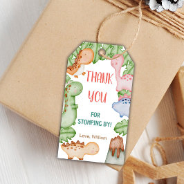 Baby Dinosaur GeburtstagsgeschenkTags Geschenkanhänger