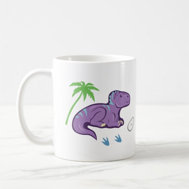 Baby Dinosaur Iguanodon Kaffeetasse (Links)