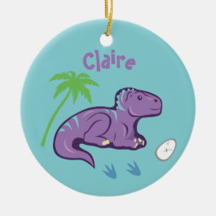 Baby Dinosaur Iguanodon Keramikornament