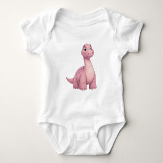 Baby Dinosaur Jersey Bodysuit - Comfort and Style  Strampler
