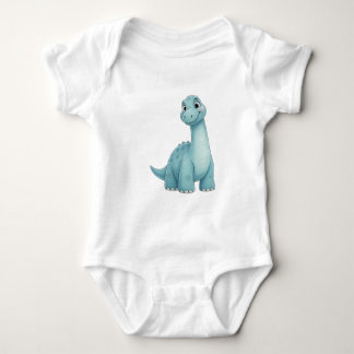 Baby Dinosaur Jersey Bodysuit - Comfort and Style  Strampler
