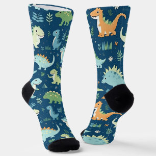 Baby Dinosaur Pattern Socken