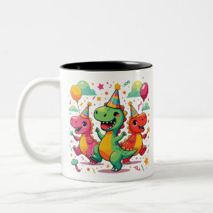 Baby Dinosaur Zweifarbige Tasse