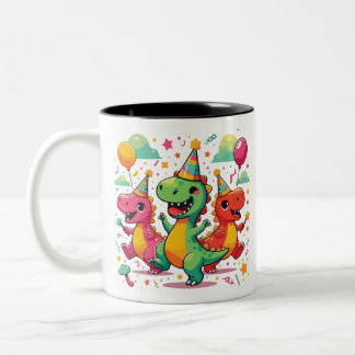 Baby Dinosaur Zweifarbige Tasse