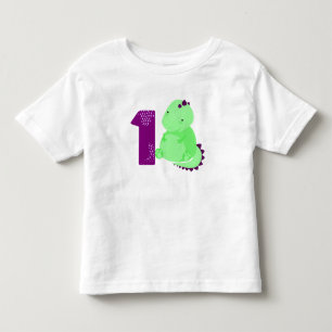 Baby-Dinosaurier-1. Geburtstag Kleinkind T-shirt
