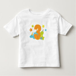 Baby-Dinosaurier drei Jährig-Geburtstags-Shirt Kleinkind T-shirt