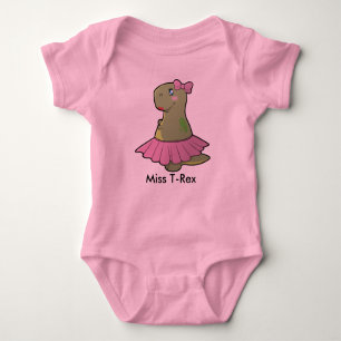 Baby-Dinosaurier-Fräulein T-Rex Bodysuit Tutu Baby Strampler