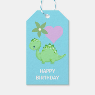Baby-Dinosaurier-Geburtstag Geschenkanhänger