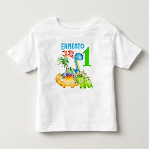 Baby Dinosaurier Geburtstagsparty Kleinkind T-shirt