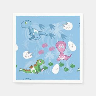 Baby Dinosaurier Serviette