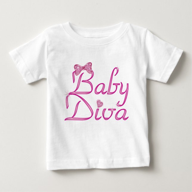 Baby Diva Baby T-shirt (Vorderseite)