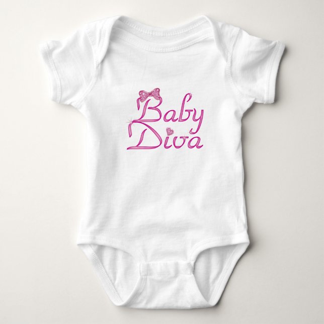 Baby Diva Strampler (Vorderseite)
