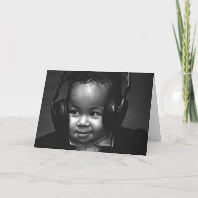 Baby DJ Karte (Vorderseite)