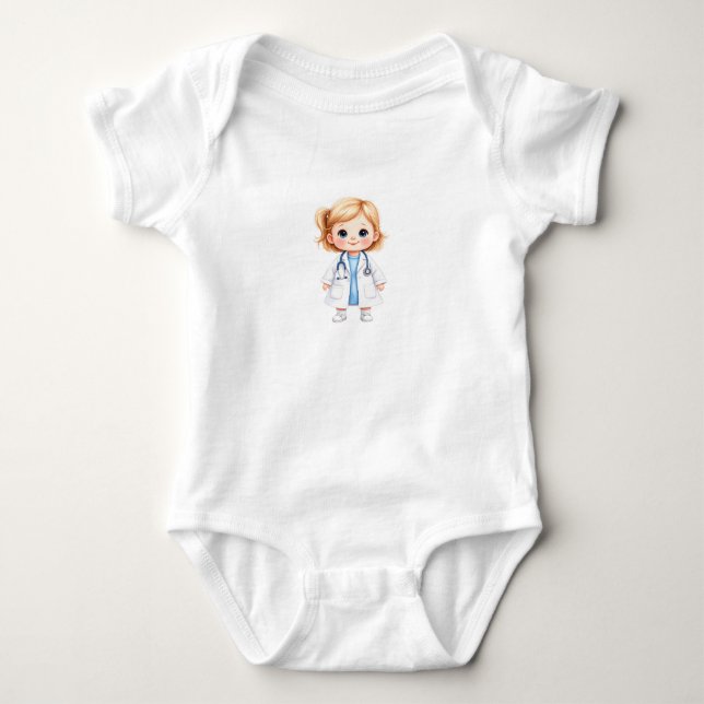 Baby Doctor Girl 2 Strampler (Vorderseite)