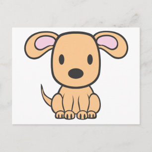 Baby Dog Cartoon Postkarte