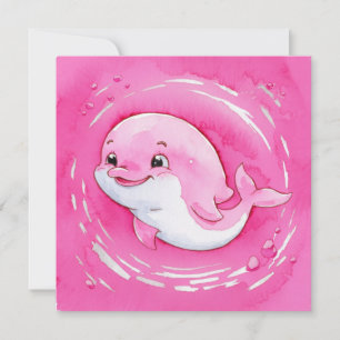 Baby Dolphin Einladung