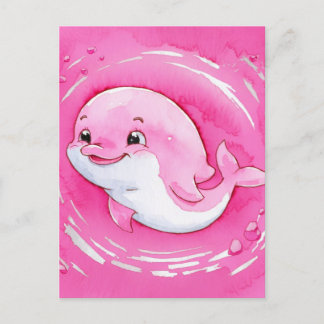 Baby Dolphin Postkarte