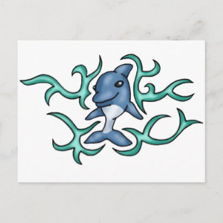 Baby Dolphin Postkarte