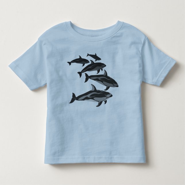 Baby Dolphin T - Shirt Niedlich Kleinkind Dolphin  (Vorderseite)