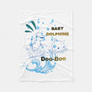 Baby Dolphine Fleecedecke