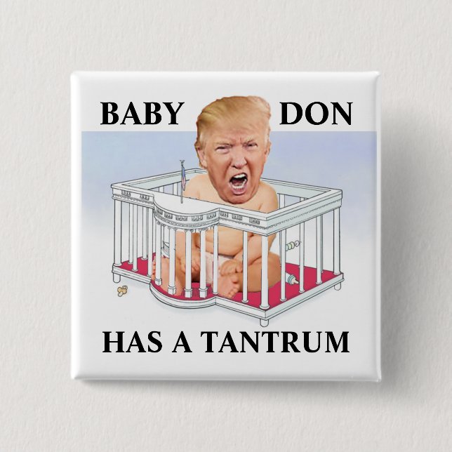 BABY DON HAT EIN TANTRUM BUTTON (Vorderseite)
