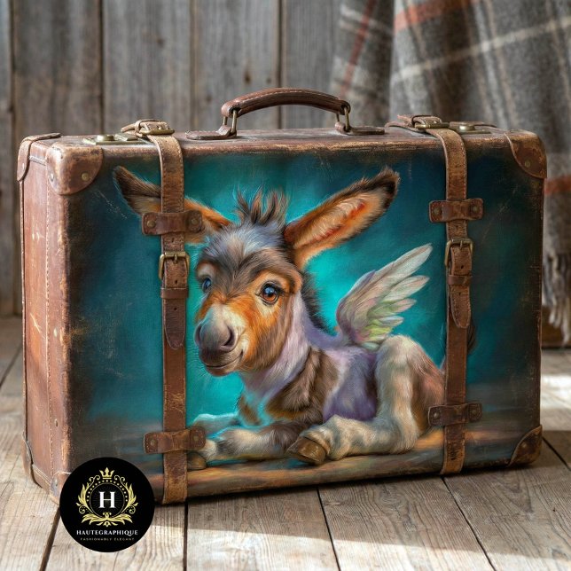 Baby Donkey Angel Nursery Furniture Decoupage Seidenpapier (Von Creator hochgeladen)