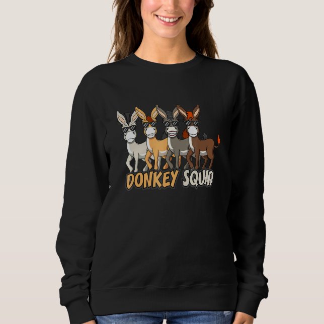 Baby Donkey Squad Mule Sweatshirt (Vorderseite)