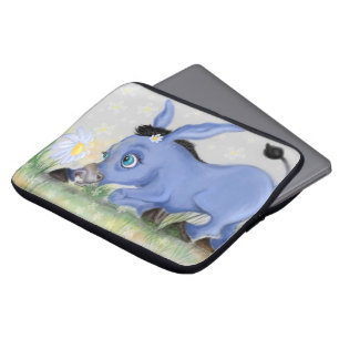 Baby Donkey und Daisy Laptop Sleeve Geschenk