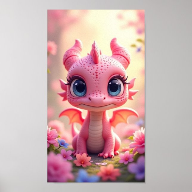 Baby-Drache Poster (Vorne)