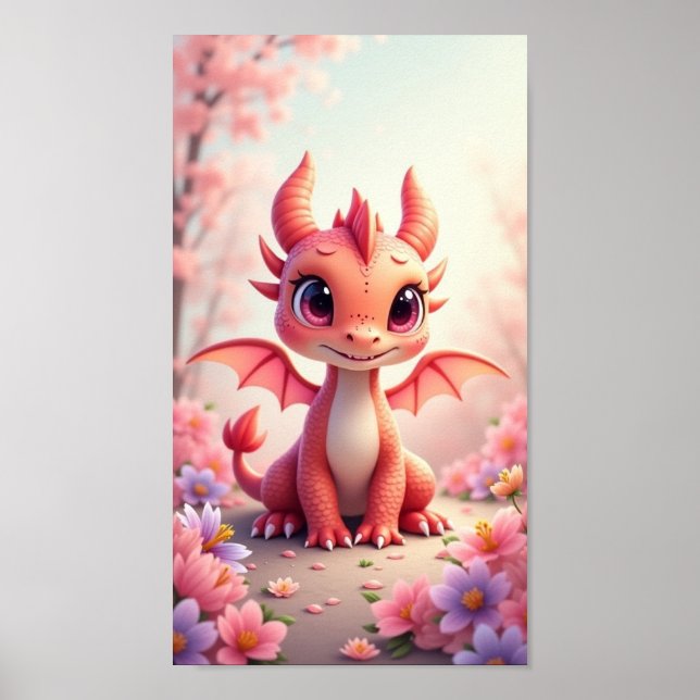Baby-Drache Poster (Vorne)