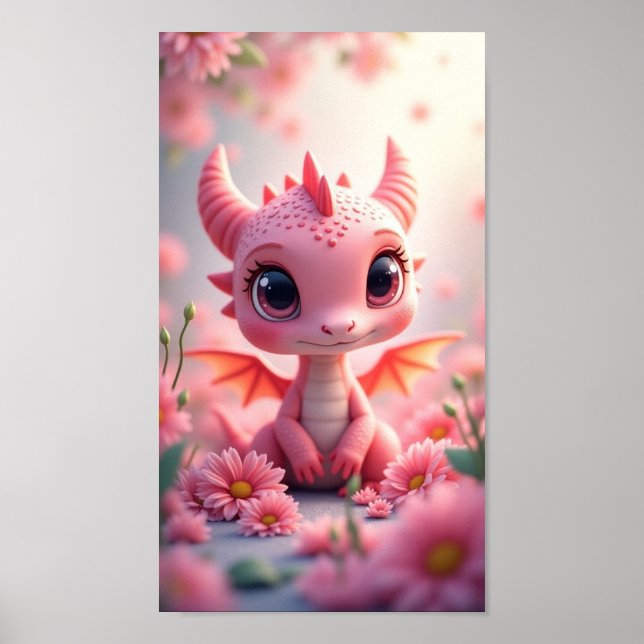 Baby-Drache Poster (Vorne)