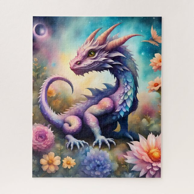 Baby Dragon ai art Puzzle (Vertikal)