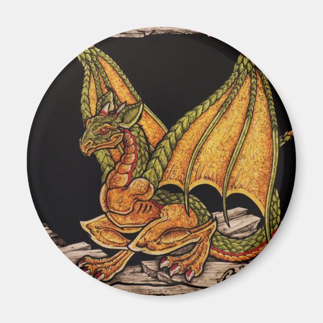 Baby Dragon-Artikel Magnet (Vorne)