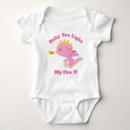 Baby Dragon Baby Du Light My Fire Girl Pink Strampler