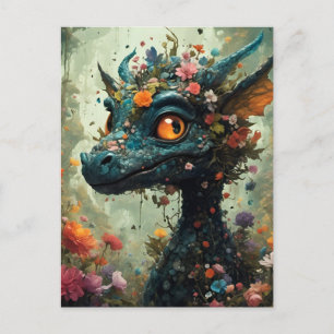Baby Dragon Fantasy Postkarte