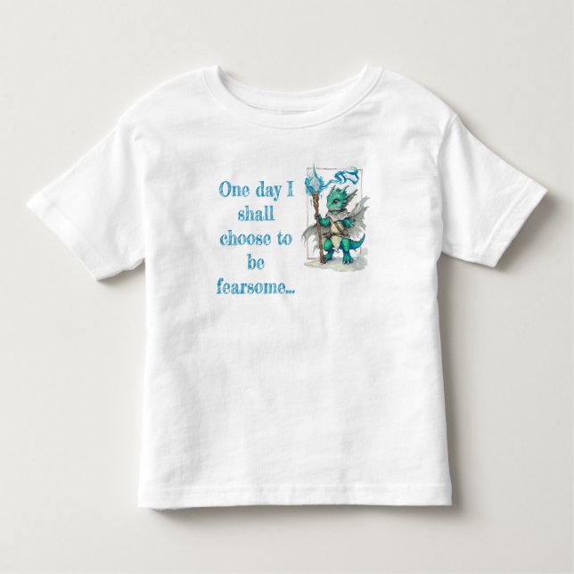 Baby Dragon Fearsome Kleinkind T-shirt (Vorderseite)
