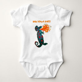 Baby Dragon Heart Bodysuit Baby Strampler