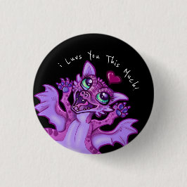 Baby Dragon Liebe Button