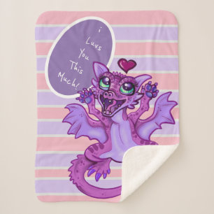 Baby Dragon Liebe Sherpadecke