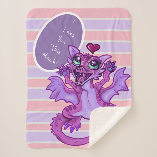 Baby Dragon Liebe Sherpadecke (Vorderseite)
