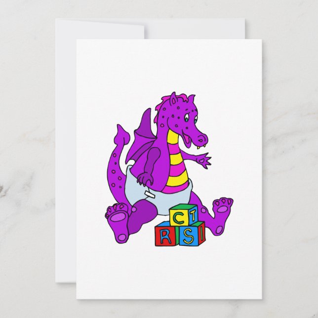 Baby Dragon mit Blocks (Vorderseite)