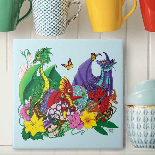 Baby Dragon Nest Fantasy Fliese (Von Creator hochgeladen)