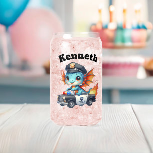 Baby Dragon Polizist, der Träume jagt! Dosenglas