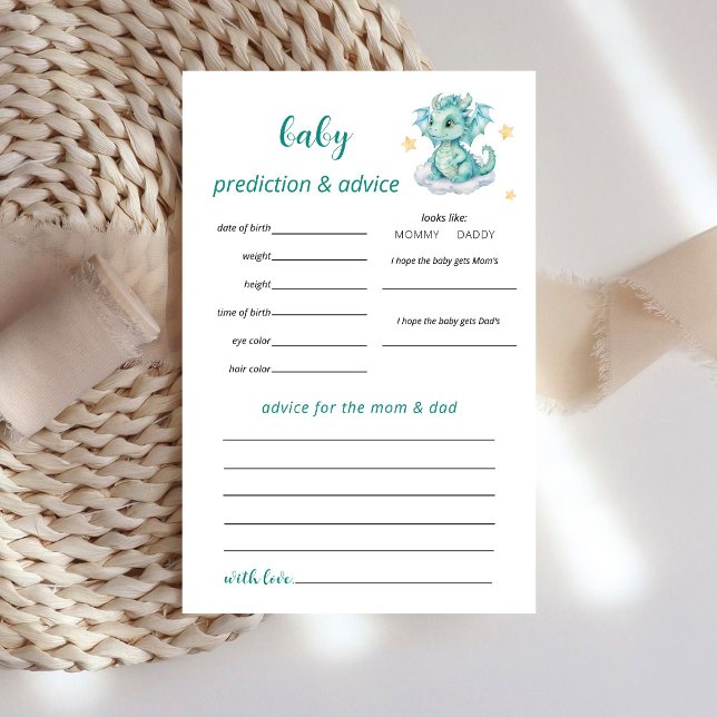 Baby Dragon Predictions Game Flyer (Von Creator hochgeladen)